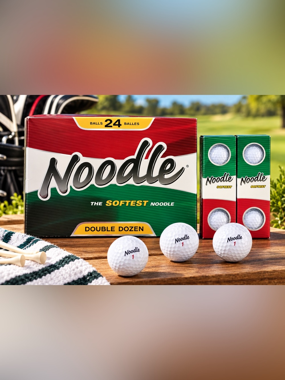 Noodle Softest Golf Balls Double Dozen 24 Balls New Old Stock